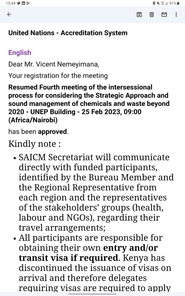 IP4.2 and SAICM meeting