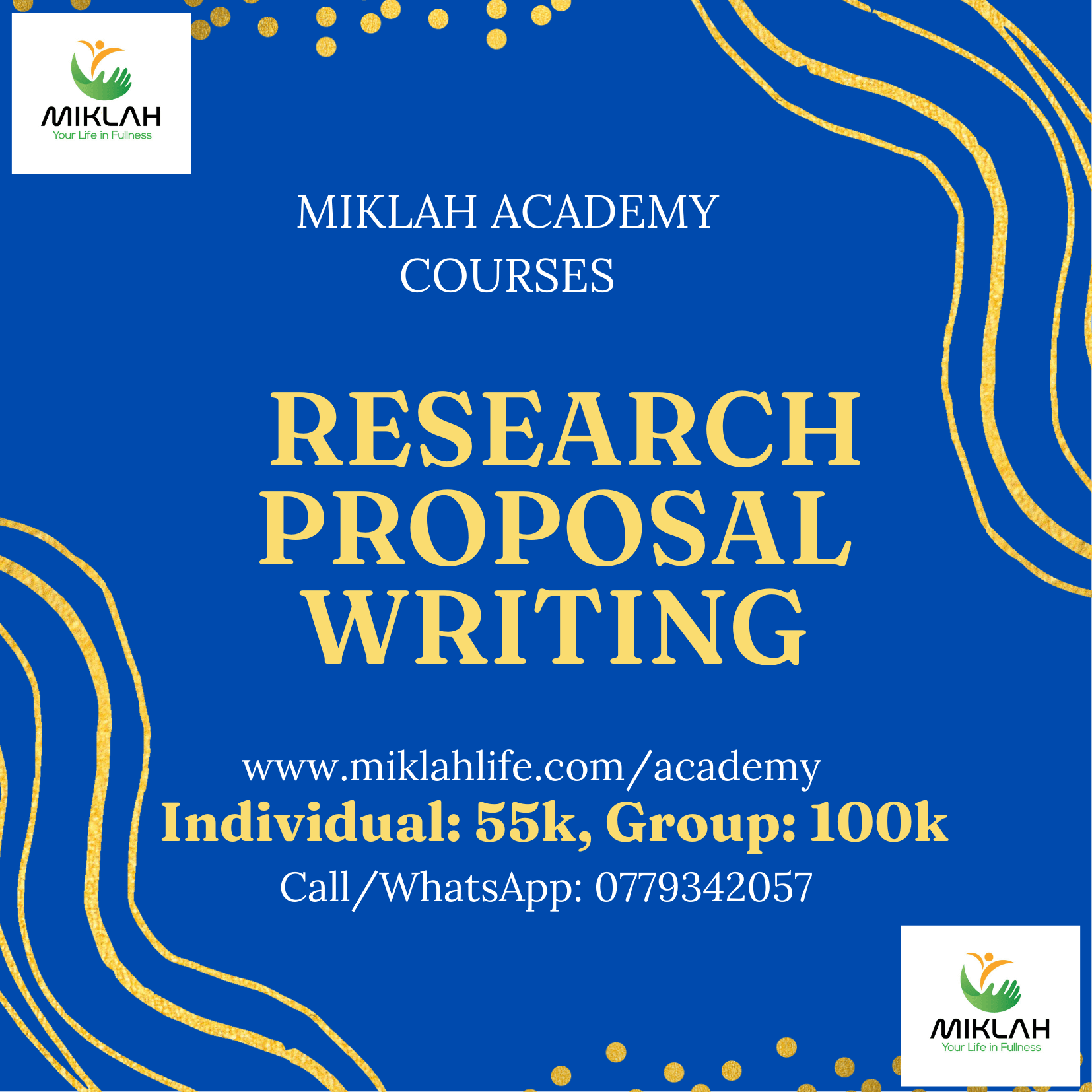 writing research proposal course