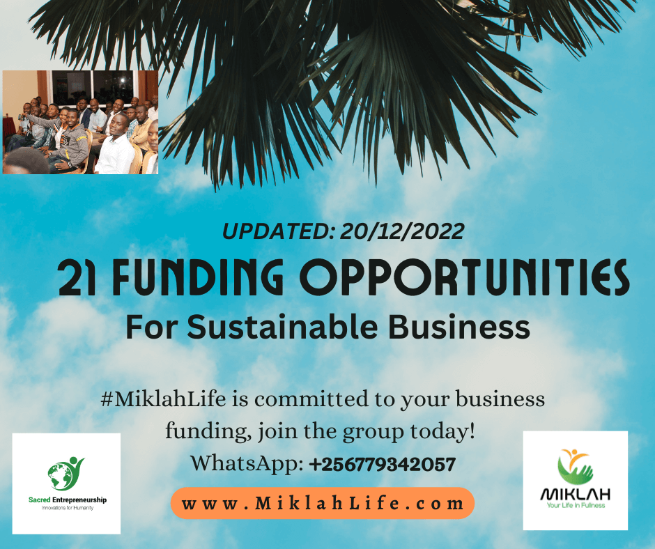 Funding for sustainable businesses