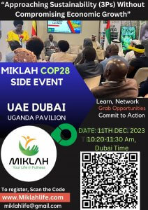 Miklah COP28 Side event, register