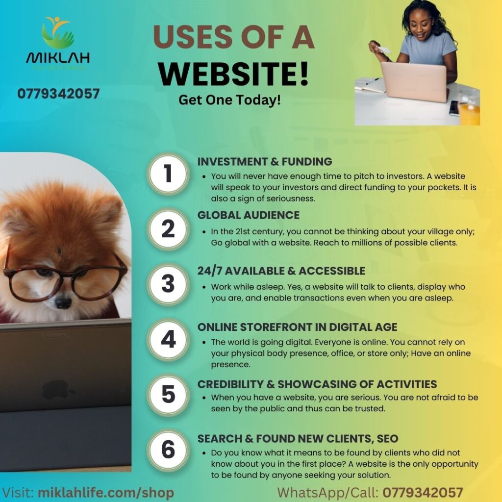 Uses of website