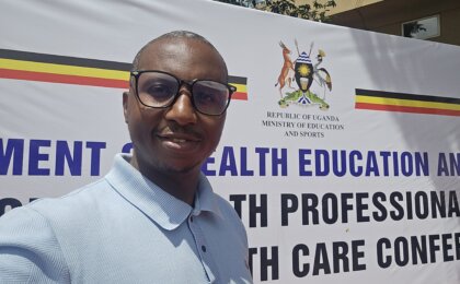 Vicent at National health professionals education conference